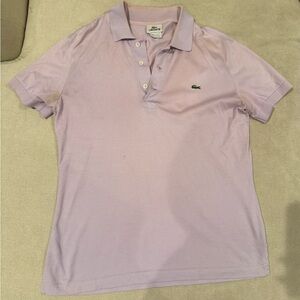 Lacoste Men's Light Purple Polo Shirt